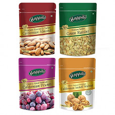 Deals, Discounts & Offers on  - Happilo Premium Combo, 850g (California Almonds, 200g, Raisins, 250g, Prunes, 200g, inshell Walnuts, 200g )