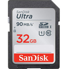 Deals, Discounts & Offers on Accessories - SanDisk 32GB Ultra SDHC UHS-I Memory Card - 90MB/s, C10, U1, Full HD, SD Card - SDSDUNR-032G-GN6IN