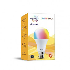 Deals, Discounts & Offers on  - Wipro 9-Watt B22 WiFi Enabled EASY-SETUP Smart NS9200 LED Bulb (16 Million Colors + Warm White/Neutral White/White) (Compatible with Amazon Alexa and Google Assistant)