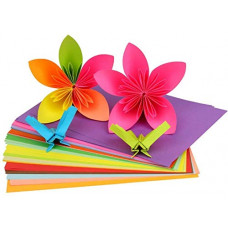 Deals, Discounts & Offers on  - YAJNAS 100 pcs Assorted Art and Craft Color Sheets, Copy Printing Papers / A4 Sheets Double Sided Colored Origami Folding Lucky Wish Paper DIY Craft Smooth Finish Home, School & Office