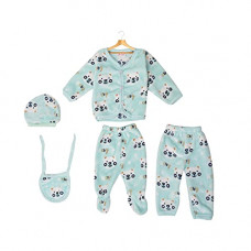 Deals, Discounts & Offers on Baby Care - ADRIEL BRINGING JOY Baby Boy's & Girl's Woollen 1 Baby Bib, 1 Baby Cap, 2 Baby Pyjamas and 1 Upper Winter Wear Clothes (Kitty red)