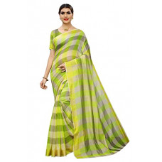 Deals, Discounts & Offers on Women - Pratibimb Cotton Silk Saree With Blouse Piece