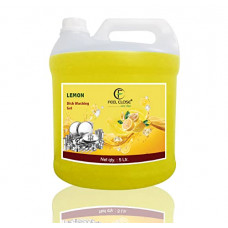 Deals, Discounts & Offers on  - Feel Close Live Close Lemon Dish wash Liquid Gel Refill - 5L, Lemon Fragrance, Kitchen utensil Cleaner - 5 Litre