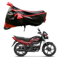 Deals, Discounts & Offers on Accessories - AdroitZ Bike Body Cover For Hero Passion Pro (Black and Red)