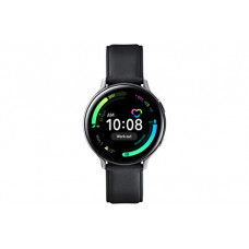 Deals, Discounts & Offers on Watches & Wallets - Samsung Galaxy Watch Active 2 (Bluetooth, 44 mm) - Silver, Steel Dial, Leather Straps