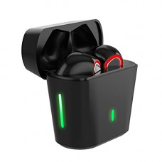 Deals, Discounts & Offers on Headphones - DRUMS Bluetooth Earbuds 35l True Wireless Earbuds Bluetooth Earphones Wireless Headphones, Bluetooth 5.0 TWS Stereo Earphones in-Ear with Charging Case, Built-in Microphones (Black)