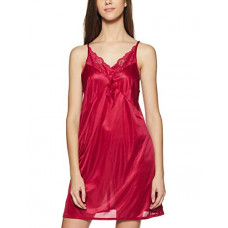 Deals, Discounts & Offers on Women - Clovia Womens Satin Nightslip in Hot Pink