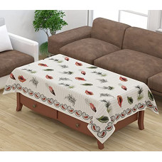 Deals, Discounts & Offers on  - SSDN Designer 4 Seater Center Table Cover(40X60) New Leaf