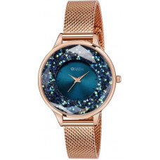 Deals, Discounts & Offers on Watches & Wallets - WrathCrystal Sparkle Oyester Blue Luxury Analog Watch - For Women