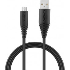 Deals, Discounts & Offers on Mobile Accessories - LAVA D2 pro 1 m Micro USB Cable(Compatible with Mobile, Black, One Cable)