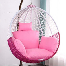 Deals, Discounts & Offers on Furniture - Flipkart Perfect Homes Studio Hammock (Jhula) White & Pink Steel Large Swing(Multicolor, White, Pink, Pack of 3, Pre-assembled)