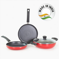 Deals, Discounts & Offers on Cookware - Butterfly Rapid Induction Bottom Cookware Set(Aluminium, 3 - Piece)