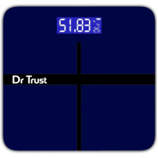 Deals, Discounts & Offers on Electronics - Dr. Trust (USA) Executive Rechargeable Digital Weighing Scale Electronic Weight Machine For Human Body with Temperature Display( USB Cable Included) Weighing Scale(Blue)