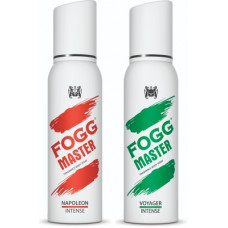 Deals, Discounts & Offers on  - FOGG Master Intense (Napoleon + Voyager) 240ml Body Spray - For Men(240 ml, Pack of 2)
