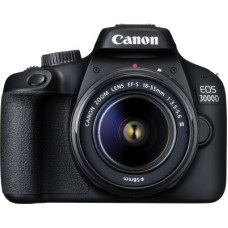 Deals, Discounts & Offers on Cameras - Canon EOS 3000D DSLR Camera 1 Camera Body, 18 - 55 mm Lens(Black)