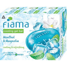 Deals, Discounts & Offers on  - FIAMA Cooling Gel Bathing Bar Menthol & Magnolia 125g x 3(3 x 125 g)