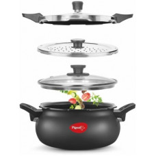 Deals, Discounts & Offers on Cookware - Pigeon All In One Super Cooker 5 L Induction Bottom Pressure Cooker(Aluminium)