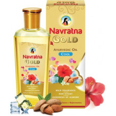 Deals, Discounts & Offers on  - Navratna Gold Ayurvedic Oil Hair Oil(200 ml)