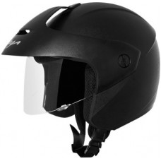 Deals, Discounts & Offers on  - VEGA Ridge With Peak Motorbike Helmet(Black)