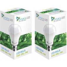 Deals, Discounts & Offers on  - Syska Led Lights 9 W Standard B22 LED Bulb(White, Pack of 2)