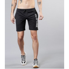 Deals, Discounts & Offers on  - HIGHLANDERPrinted Men Black Sports Shorts