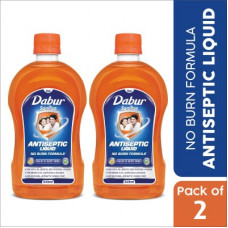 Deals, Discounts & Offers on  - Dabur Sanitize Antiseptic Liquid | No Burn Formula Antiseptic Liquid(1050 ml, Pack of 2)