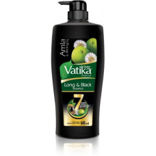 Deals, Discounts & Offers on  - Dabur Vatika Long and Black Shampoo - Power of 7 Natural Ingredients(640 ml)