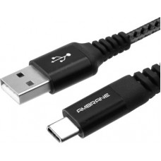 Deals, Discounts & Offers on Mobile Accessories - Ambrane RCT-10 3 A 1 m USB Type C Cable(Compatible with Mobile, Black, One Cable)