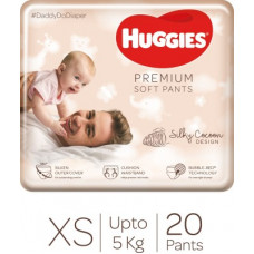 Deals, Discounts & Offers on Baby Care - Huggies Premium Soft Pants 360 softness with Bubble Bed Technology - XS(20 Pieces)