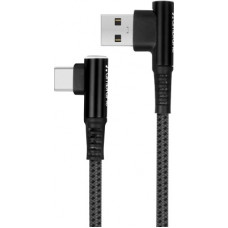 Deals, Discounts & Offers on Mobile Accessories - Ambrane ABLC-10 1.5 m USB Type C Cable(Compatible with Smartphones, Black, One Cable)