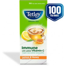Deals, Discounts & Offers on Food and Health - tetley Lemon and Honey Green Tea Bags Box(100 Bags)