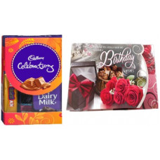 Deals, Discounts & Offers on Food and Health - Cadbury Special Gift For Birthday |Mini Gift Pack Chocolates With Birthday Greeting Card- Combo(Cadbury Mini Chocolate -1, Birthday Greeting Card- 1)
