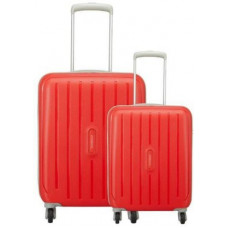 Deals, Discounts & Offers on  - ARISTOCRATHard Body Set of 2 Luggage - Photon Strolly Set 55+65 360 Fir - Red