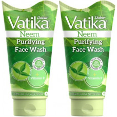 Deals, Discounts & Offers on  - Dabur Vatika Neem Purifying (150ml each , Pack of 2) Face Wash(300 ml)