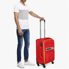 Deals, Discounts & Offers on  - United Colors of BenettonSmall Cabin Luggage (50 cm) - Red Benetton Soft Luggage Trolley Red