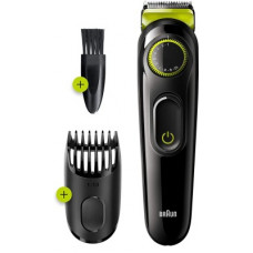 Deals, Discounts & Offers on Trimmers - Braun BRN Trimmer BT3221 Runtime: 50 min Trimmer For Men(Black, Green)