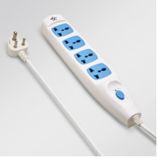 Deals, Discounts & Offers on  - Flipkart SmartBuy Extension Board 4 Sockets 1 Switch 4 Socket Extension Boards(White, Blue)