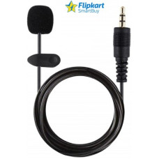 Deals, Discounts & Offers on  - Flipkart SmartBuy 3.5mm Hands Free Clip On Mini Lapel Mic For Laptop PC Notebook Collar Microphone