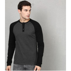 Deals, Discounts & Offers on  - [Size M] METRONAUTSolid Men Henley Neck Multicolor T-Shirt