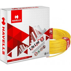 Deals, Discounts & Offers on  - Havells HRFR PVC 2.5 sq/mm Yellow 90 m Wire