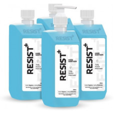 Deals, Discounts & Offers on  - Resist+ Pack of 4 - 70% Ethanol Alcohol-Based 500ml Hand Sanitizer Pump Dispenser(4 x 500 ml)