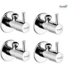 Deals, Discounts & Offers on  - Prestige FLY Pack Of 4 FLY Angle Cock Square with Wall Flange Chrome Bathroom Faucets Taps and Faucet Angle Valve Angular Stop Cock Wash Basin Tap Angle Valve