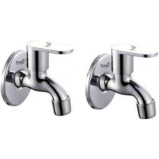Deals, Discounts & Offers on  - Prestige SS Opal Bib Cock With Wall Flange-Pack Of 2 Faucets Bib Tap Faucet(Wall Mount Installation Type)