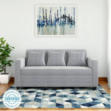 Deals, Discounts & Offers on Furniture - Bharat Lifestyle Lexus Fabric 3 Seater Sofa(Finish Color - Grey, DIY(Do-It-Yourself))