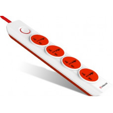 Deals, Discounts & Offers on  - Gold Medal I-Design 4x4 4 Socket Extension Boards(White, Red)