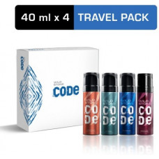 Deals, Discounts & Offers on  - Wild Stone Code Gift Pack (Iridium, Titanium, Steel and Copper) Perfume Body Spray - For Men(160 ml, Pack of 4)