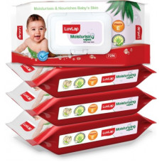 Deals, Discounts & Offers on Baby Care - LuvLap Baby Moisturising Wipes Aloevera with Lid(288 Wipes)