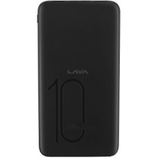 Deals, Discounts & Offers on Power Banks - LAVA 10000 mAh Power Bank (Fast Charging)(Black, Lithium Polymer)