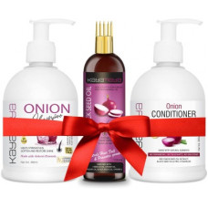 Deals, Discounts & Offers on  - Kayamaya Onion Black Seed Hair Oil + Shampoo + Conditioner Hair Oil(700 ml)
