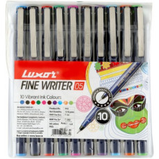 Deals, Discounts & Offers on  - LUXOR Finewriter Fineliner Pen(Pack of 10, Beige)